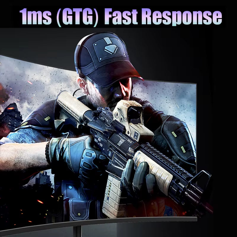 27 Inch VA 165Hz Monitors Gamer 1MS 2K QHD 144Hz Gaming Monitors PC LCD Curved Screen Monitor for Desktop Displays HDMI DP
