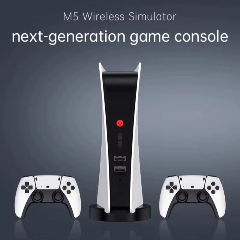 Built-In 15000 Games Play Station5 Television Classic Arcade Video Game Consoles Retro TV Game Box with 2 Wireless Controllers