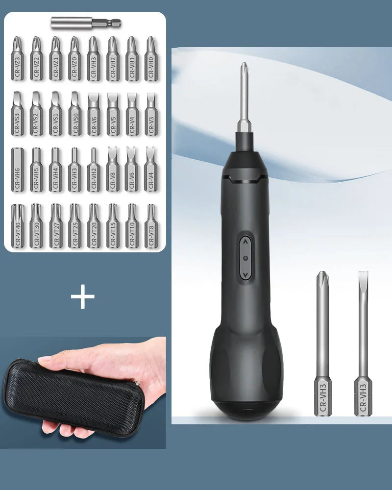 XIAOMI Electric Screwdriver Rechargeable Multifunction Cordless Electric Screwdrivers Manual and Automatic Electric Screw Driver