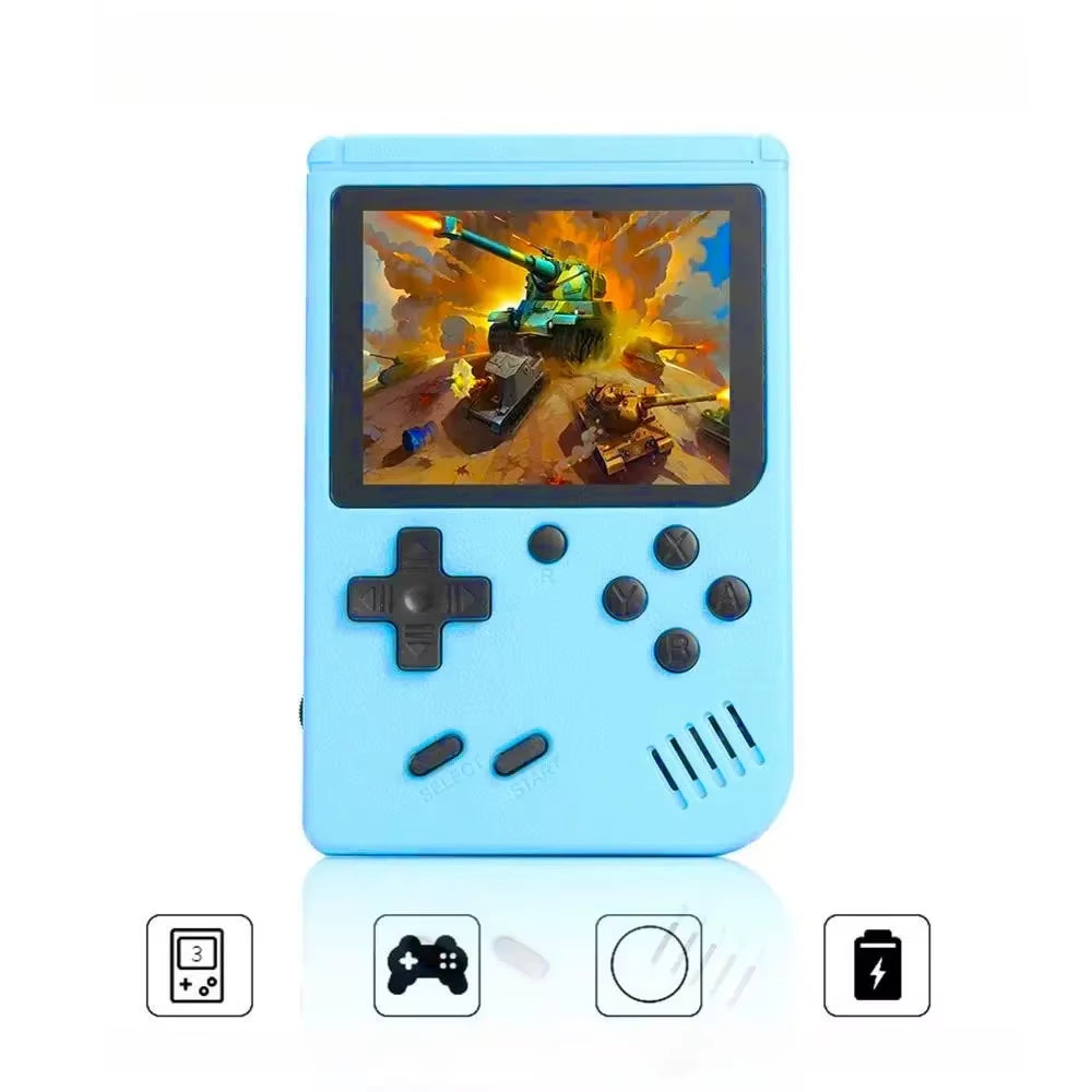 Retro Portable Mini Handheld Video Game Console 8 Bit 3.0 Inch Color LCD Kids Color Game Player Built in 400 Games