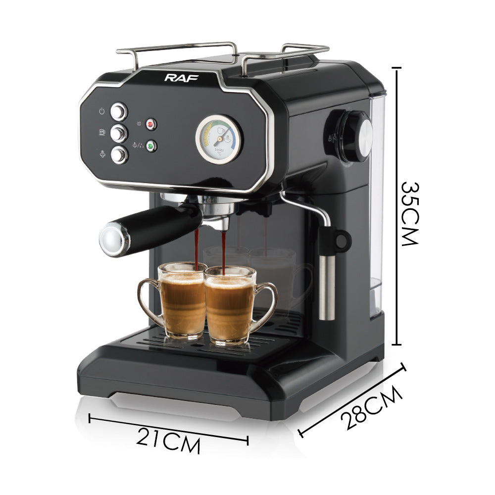 Household Small Semi-Automatic High Pressure Steam Milk Froth Coffee Machine