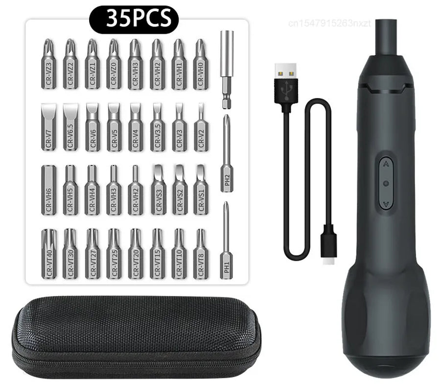 XIAOMI Electric Screwdriver Rechargeable Multifunction Cordless Electric Screwdrivers Manual and Automatic Electric Screw Driver