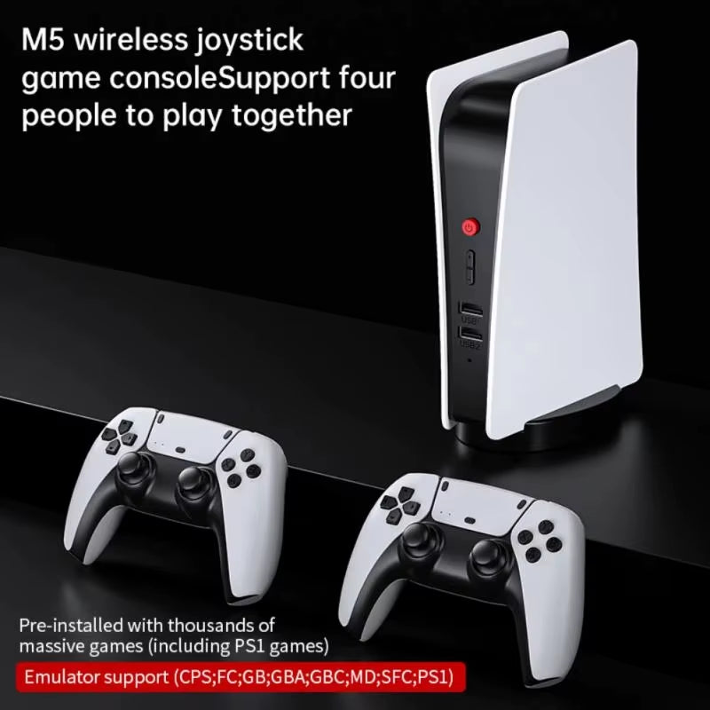 Built-In 15000 Games Play Station5 Television Classic Arcade Video Game Consoles Retro TV Game Box with 2 Wireless Controllers