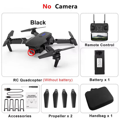 Helicopter Drones WIFI FPV Drone with Wide Angle HD 4K 1080P Camera Height Hold RC Foldable Quadcopter Drone Gift Toys RC Drones