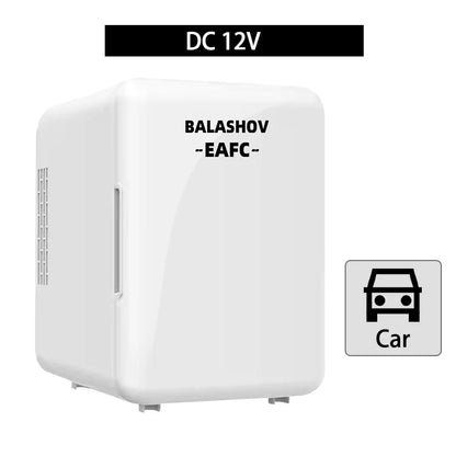 4L 12V/220V Mini Fridge Refrigerator Beauty Cooler Warmer Refrigerators Constant Temperature Skincare Preservation for HOME CAR