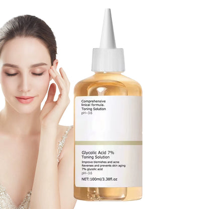 Glycolic Acid 7% Toner Nourishing Gentle Glycolic Acid Toner Remove Acne Fade Acne Fruit Acid Essence Ordinary Acne Remove
