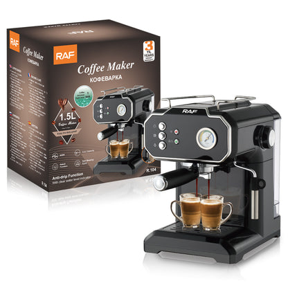 Household Small Semi-Automatic High Pressure Steam Milk Froth Coffee Machine
