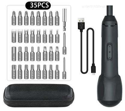 XIAOMI Electric Screwdriver Rechargeable Multifunction Cordless Electric Screwdrivers Manual and Automatic Electric Screw Driver